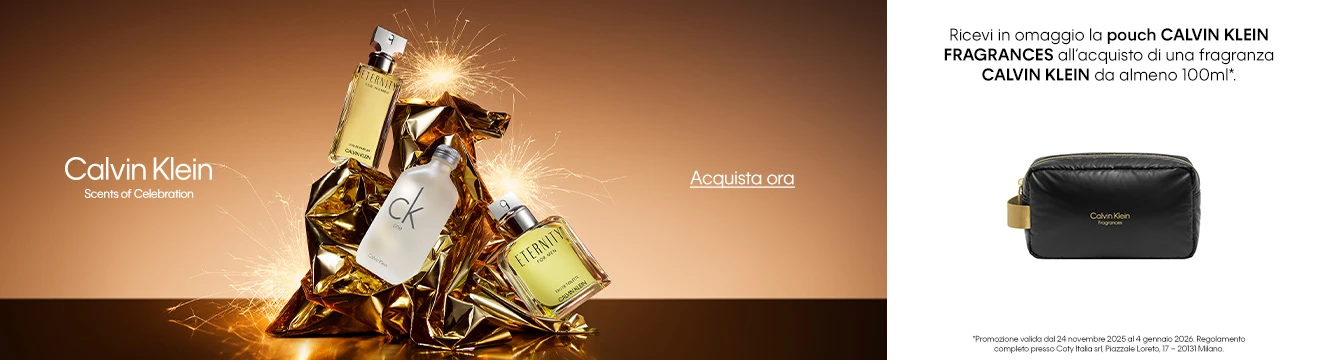 In regalo la pouch CK